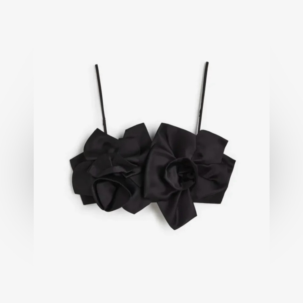 H&M Elegant Black Detail Women's Top